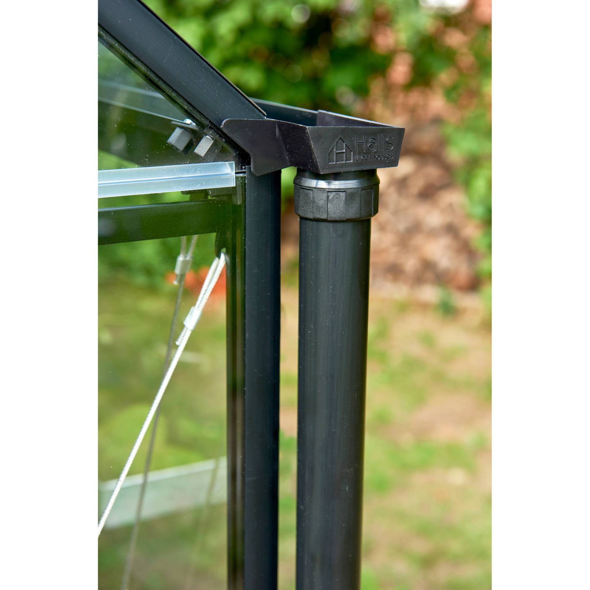 Halls Fallrohr-Set für Gewächshäuser 'Qube' schwarz, Ø 4 x 125 cm, 2 Stück Halls Fallrohr-Set für Gewächshäuser 'Qube' schwarz, Ø 4 x 125 cm, 2 Stück von Halls