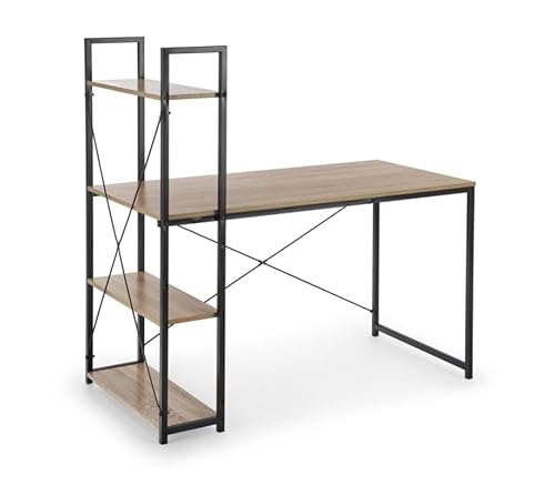 Halmar Praktischer Schreibtisch mit Regalen für das Büro oder Arbeitszimmer Narvik von Halmar