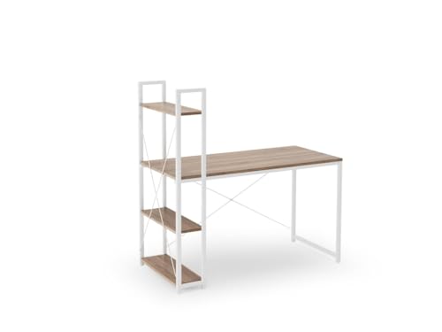 Halmar Praktischer Schreibtisch mit Regalen für das Büro oder Arbeitszimmer Narvik von Halmar