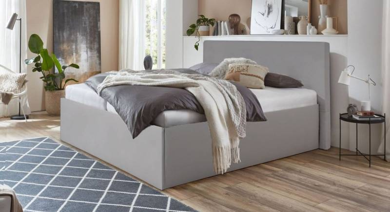 Halmon Schlafkomfort Betten Kunstlederbett Torino (erhältlich In 6 Größen und 7 attraktiven Farben), Kunstleder, inkl. Lattenrost bei Ausführung mit Matratze von Halmon Schlafkomfort Betten