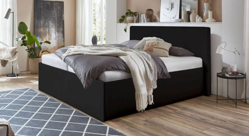 Halmon Schlafkomfort Betten Kunstlederbett Torino (erhältlich In 6 Größen und 7 attraktiven Farben), Kunstleder, inkl. Lattenrost bei Ausführung mit Matratze von Halmon Schlafkomfort Betten