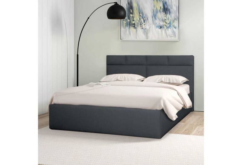 Halmon Schlafkomfort Betten Polsterbett Komo (erhältlich In 6 Größen und 5 attraktiven Farben), Seitenhöhe 40cm, inkl. Lattenrost bei Ausführung mit Matratze von Halmon Schlafkomfort Betten