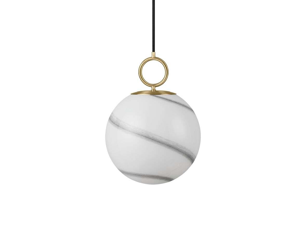 Halo Design - Stockholm Pendelleuchte Ø25 Marble Grey Halo Design von Halo Design