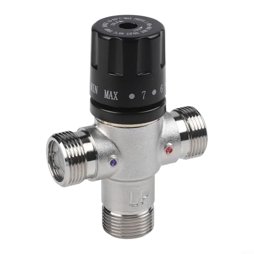 3/10.2 cm DN20 Thermostat-Mischventil für Solarwarmwasserbereiter, Messing Rohrverschraubung mit manipulationssicherer Kappe 3/10.2 cm DN20 Thermostat-Mischventil für Solarwarmwasserbereiter, Messing Rohrverschraubung mit manipulationssicherer Kappe von HaloModora