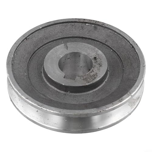 A-Type Einzelrillen-Riemenscheibe, 100 mm Durchmesser, Aluminium-Motorrad für Kompressorpumpen-Anwendungen (97 x 24) von HaloModora
