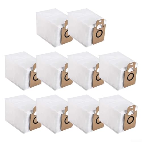 Ersatz-Staubbeutel für Conga für 5500 Hurricane Station und für Flex-Staubsauger, Vlies, langlebiges Design, 4 Stück (10 Stück) von HaloModora