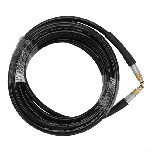 Langlebiger Hochdruckreiniger-Ersatzschlauch 10 m für Kärcher für K2-K7 Quick Connect 180 bar 2610 PSI Schwarz (6 m) von HaloModora