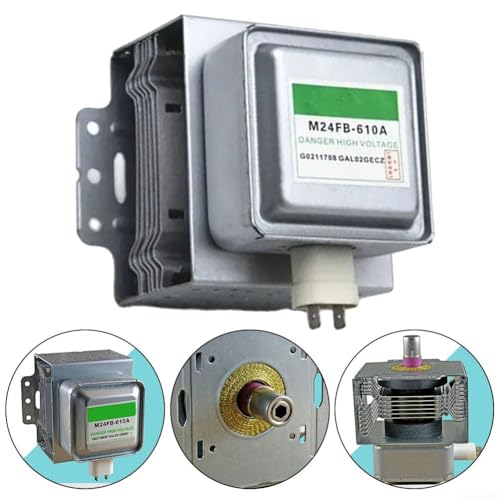 Mikrowellenherd Magnetron M24FB-610A kompatibel, für Galanz Sechs Löcher Modell 2M219 2M253J Ersatzteil Metallkonstruktion von HaloModora
