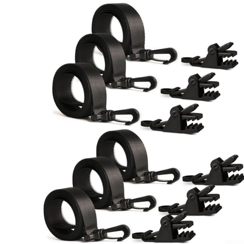 Pool-Solar-Abdeckungs-Gurtsystem bietet sichere Gurtverbindung und widerstandsfähiges Nylonband unterschiedlicher Dicke (Klemme 6 + Seil 6) von HaloModora