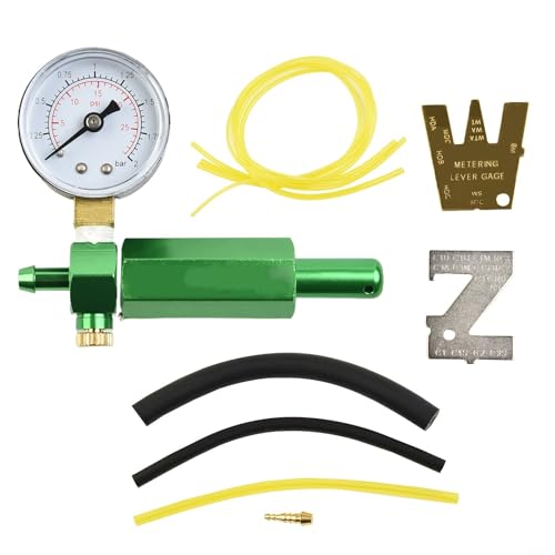 Vergaser-Lecksuchgerät, Manometer-Set, 0-200 kPa, für 57-21 57-21-1 705-020 für Tillotson für 243-504 Kraftstoffleitungsschlauch Vergaser-Lecksuchgerät, Manometer-Set, 0-200 kPa, für 57-21 57-21-1 705-020 für Tillotson für 243-504 Kraftstoffleitungsschlauch von HaloModora