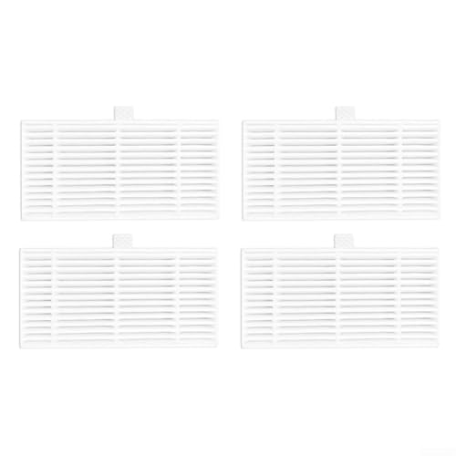 Waschbarer, langlebiger Ersatzfilter, kompatibel mit EICOBOT für BR150 Roboter-Staubsauger-Zubehör, Weiß (4 Stück) von HaloModora