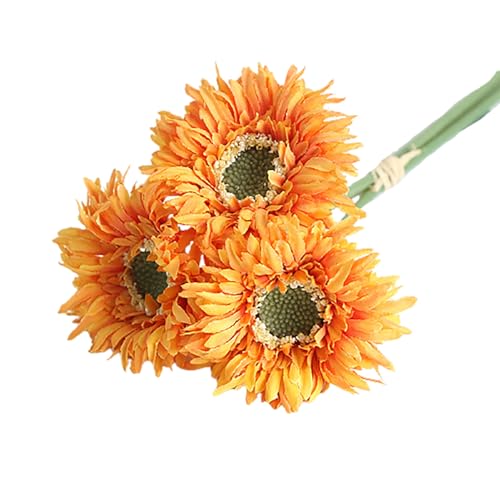 Haloppe Gefälschte Blume Falsche Feine Textur Blume Tragbare Umweltfreundliche Orange von Haloppe