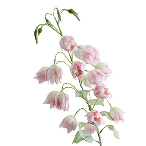 Haloppe Künstliche Blume, echt aussehend, elegant, Kunstblumen, DIY, bunt, hellrosa von Haloppe