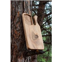 Handgemachtes Schneidebrett Aus Nussbaum Mit Ingredient Spot - Camping, Bushcraft, Geschenk, Küche, Bio, Holzschale, Holzbrett, One Piece Brett von HalusBushcraft