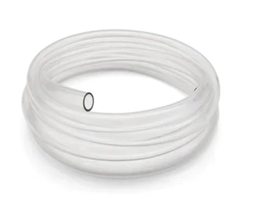 1 Stück ID 0,8~12 mm transparentes PTFE-Rohr, säure- und alkalibeständig, hochtemperaturisolierende Industrieschläuche for den Flüssigkeitstransfer(ID 11xOD 13mm) von HamPaesk
