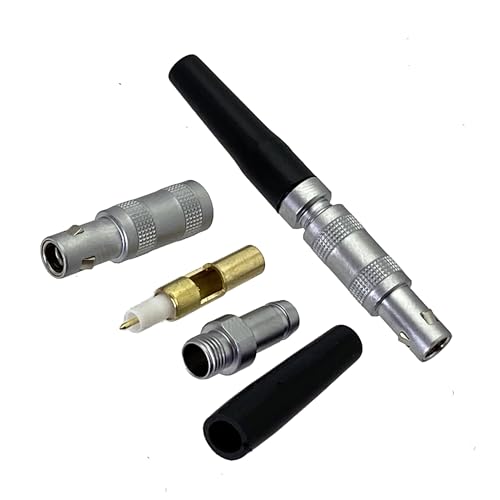 1 Stücke FFA 00S 1PIN C5 Stecker 1Pin for Ultraschallprüfgerät Dickenmessgerät Zerstörungsfreie Prüfung(Type 1-Black tubes) von HamPaesk