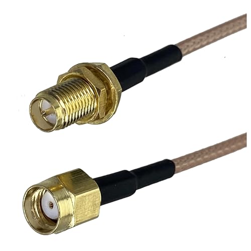 1 Stücke RG316 SMA RPSMA Auf RP Stecker Buchse RF Koaxial Jumper Pigtail Kabel Draht Terminals 4 zoll ~ 10FT(Army green,6inch (15CM)) von HamPaesk