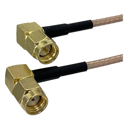 1 Stücke RG316 SMA RPSMA Auf RP Stecker Buchse RF Koaxial Jumper Pigtail Kabel Draht Terminals 4 zoll ~ 10FT(Blue,12inch (30CM)) von HamPaesk
