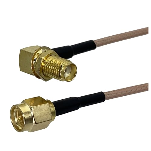 1 Stücke RG316 SMA RPSMA Auf RP Stecker Buchse RF Koaxial Jumper Pigtail Kabel Draht Terminals 4 zoll ~ 10FT(GRAY,2FT (60CM)) von HamPaesk