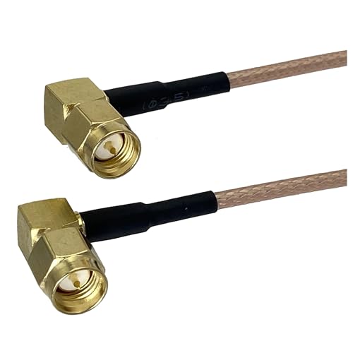 1 Stücke RG316 SMA RPSMA Auf RP Stecker Buchse RF Koaxial Jumper Pigtail Kabel Draht Terminals 4 zoll ~ 10FT(Orange,6FT (2M)) von HamPaesk