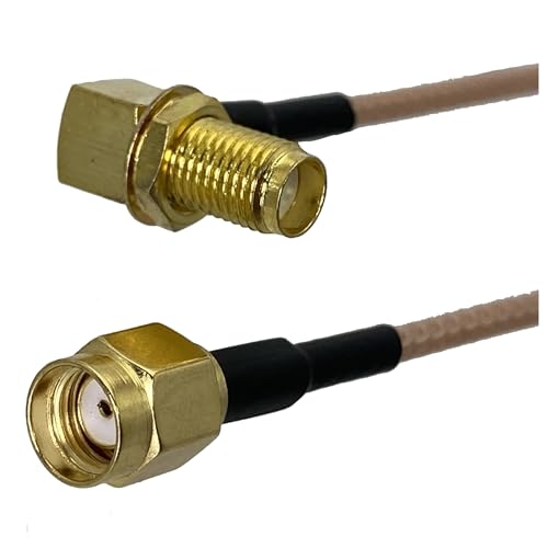 1 Stücke RG316 SMA RPSMA Auf RP Stecker Buchse RF Koaxial Jumper Pigtail Kabel Draht Terminals 4 zoll ~ 10FT(PURPLE,20inch (50CM)) von HamPaesk