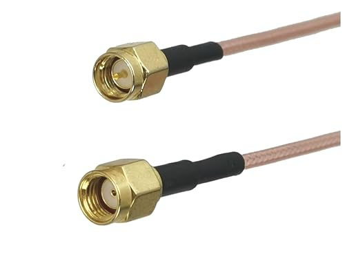 1 Stücke RG316 SMA RPSMA Auf RP Stecker Buchse RF Koaxial Jumper Pigtail Kabel Draht Terminals 4 zoll ~ 10FT(Pink,8inch (20CM)) von HamPaesk