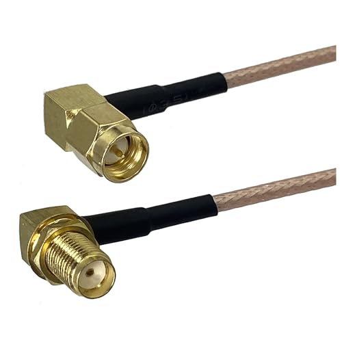 1 Stücke RG316 SMA RPSMA Auf RP Stecker Buchse RF Koaxial Jumper Pigtail Kabel Draht Terminals 4 zoll ~ 10FT(Silver,6inch (15CM)) von HamPaesk