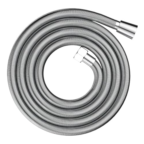 1 stück,2/1,5/2 Mt Edelstahl-verschlüsselungs-duschkopfschlauch Flexibles Anti-Wicklungsrohr Hochdruck Leistungsstarkes Badezimmerrohr(1.5M) von HamPaesk