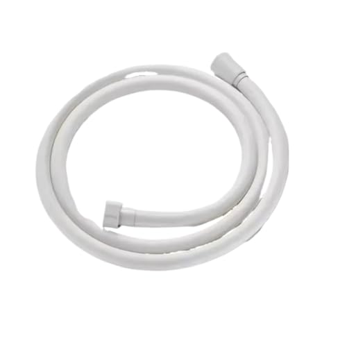 1 stück,5/2,0/3,0 M Hochdruck-brauseschlauch Sanitär for Bad-accessoires PVC Flexible Handheld Anti Wicklung GI/2 Universal(White,2.0M) von HamPaesk