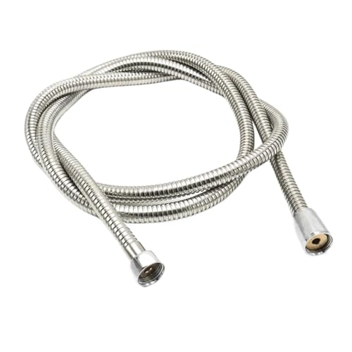 1 stück 2/2,5/3 M 304 Edelstahl Verschlüsselt Brauseschlauch Matt Schwarz Flexible Rohr Badezimmer Verchromt Gebürstet Nickel(Light Brushed Nickel,2.5m) von HamPaesk