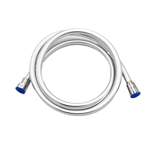 1 stück Splitter Weiß Grau BlackGlod SS304 Badezimmer Brauseschlauch Handheld Wasserrohr Armaturen Ersatzkopf(Sliver,200cm) von HamPaesk