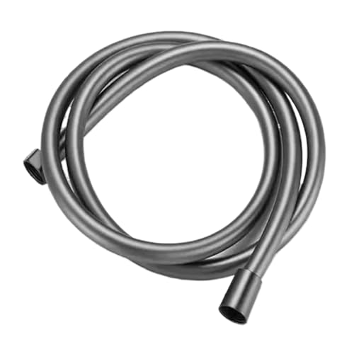 1 stück Splitter Weiß Grau BlackGlod SS304 Badezimmer Brauseschlauch Handheld Wasserrohr Armaturen Ersatzkopf(Szary,200cm) von HamPaesk