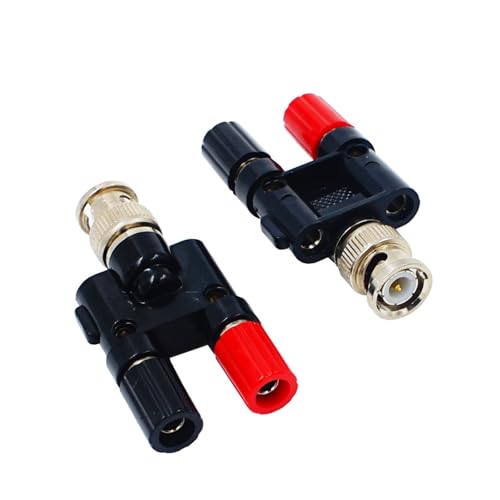 1 stücke BNC-Stecker Auf 4mm Dual Banana Weibliche Jack Buchse Binding Post RF Coax Koaxial Stecker Adapter Splitter 1 stücke BNC-Stecker Auf 4mm Dual Banana Weibliche Jack Buchse Binding Post RF Coax Koaxial Stecker Adapter Splitter von HamPaesk
