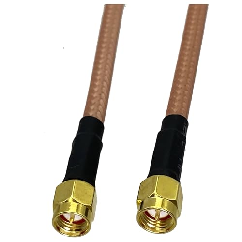 1 stücke RG142 SMA Stecker Auf RF Koaxial Connector Pigtail Jumper Kabel 4 zoll ~ 5M(75CM) von HamPaesk