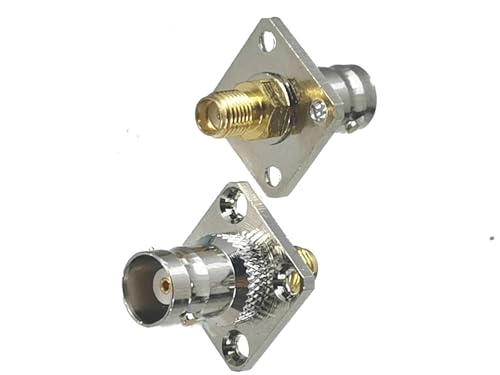 1 stücke Stecker Adapter SMA Auf BNC Weibliche Jack RF Koaxial Konverter Draht Terminal Gerade Neue(BNC F to SMA F F) von HamPaesk