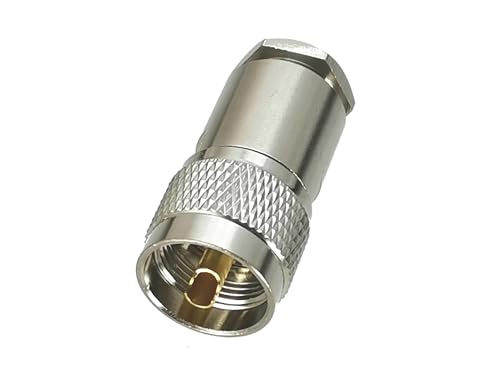 1 stücke UHF PL259 Stecker Anschlussklemme RG8 LMR400 7D-FB RG213 Kabel RF Koaxial Messing Gerade(More than 10Pcs) von HamPaesk