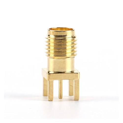 10 Stück/2 Stück SMA-Buchse Lötmutter Rand PCB Clip Gerade Montage Vergoldete HF-Anschlussbuchse 2/5/10(5 pcs) von HamPaesk