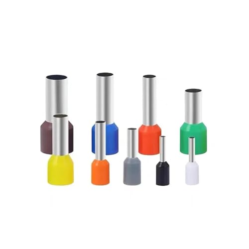 100 teile/paket E1510 E1512 E4012 E2510 E2512 Isolierte Aderendhülsen Terminal Block Kabel Ende Draht Stecker Elektrische Crimp Terminator(E2510 100Pcs,BLACK) von HamPaesk