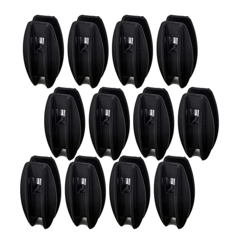 12 PCS UV-stabilisiertes Ende Dehnung Kunststoff schwarz Elektrozaun Zaun Isolator auf Bauernhof Garten for Pfosten Enden Terminal Ecke von HamPaesk