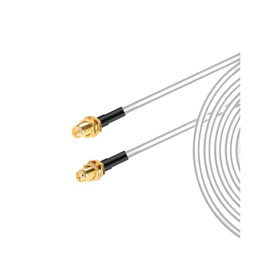 1M, 2M, 3MSMA-Stecker auf RG58 50 Ohm Koaxialkabelstecker WiFi-Antennenverlängerungsstecker-Adapter Pigtail(WHITE,1M) von HamPaesk