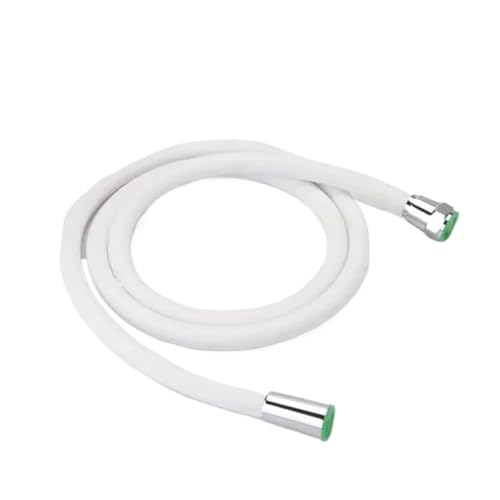 1PC 1.5/2M Silikon Flexible Dusche Schlauch Lange Bad Wasser Verlängerung Sanitär Rohr Ziehen Zubehör(White,1.5M) von HamPaesk