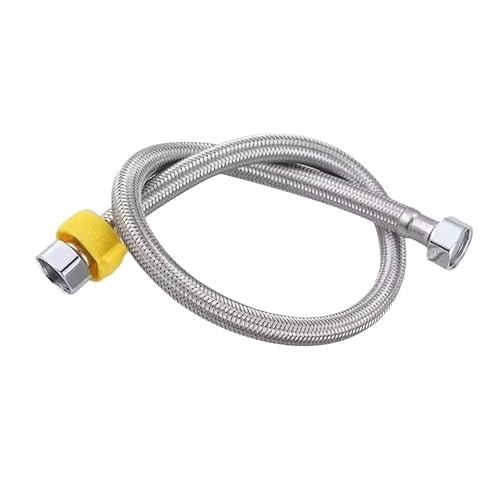 1PC 20/40/60/80/100/150/200cm Edelstahl Geflochtener Flexibler Schlauch Haushaltswarmwasserbereiter Toilettenhahn Heißes und kaltes Einlassrohr(A,40cm) von HamPaesk