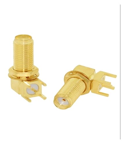 1PC SMA Männlich/Weiblich RF Coax Connector PCB 2-Loch Panel Mount Solder Post Draht Terminal Adapter Vergoldet(Type14) von HamPaesk