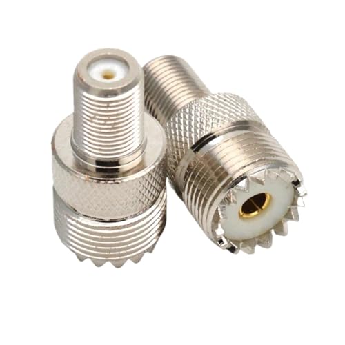 1PC UHF Stecker Auf F Buchse Typ Adapter PL259 Zu TV RF Coax Konverter for Antenne RG-6 Kabel Wireless LAN(UHFK-FK x1) von HamPaesk