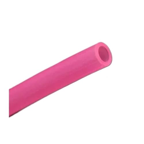 1pc 1/5/10M Lebensmittelqualität rosa Silikon Gummischlauch 2x4/3x5/3x6/4x6/5x7/x8/6x8/ 8x10/10x12mm flexible ungiftige Tube(Pink 5 Meters,ID 8mm x 10mm OD) von HamPaesk