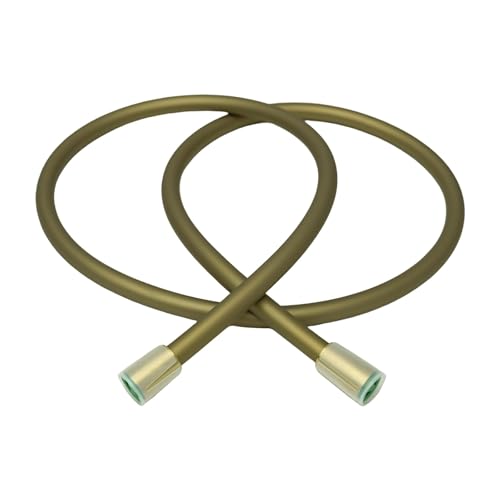 1pc Super Flexible Silikon Dusche Schlauch Knick-Freies RV Ersatz for Pet for Bidet 60 Zoll Silber Gold(Gold,175CM) von HamPaesk