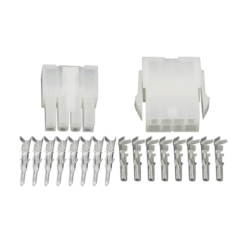 5 Sätze 5557/5559 2/3/4/5/6/7/8/9/10/11/12/14/16/18/20/24Pin 4,2 mm Pitch Terminal/Gehäuse/Pin Header Drahtverbinder Adapter(5 Sets 8 Pin) von HamPaesk