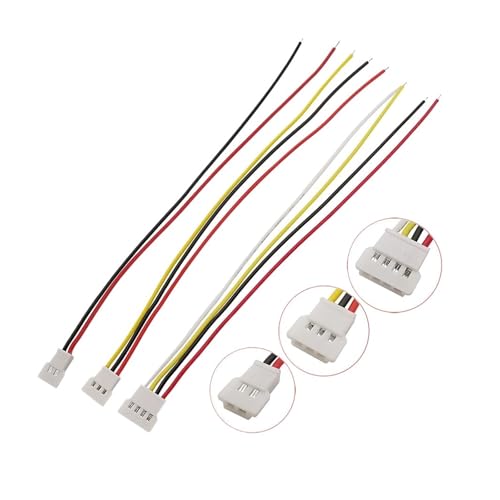 51005 51006 MX 2,0mm Pitch 2P 3P 4 Pin Antenne Docking Stecker/Buchse Jack Stecker mit 15CM 26AWG Elektronische Draht Kabel(Male,10Pcs-4Pin) von HamPaesk