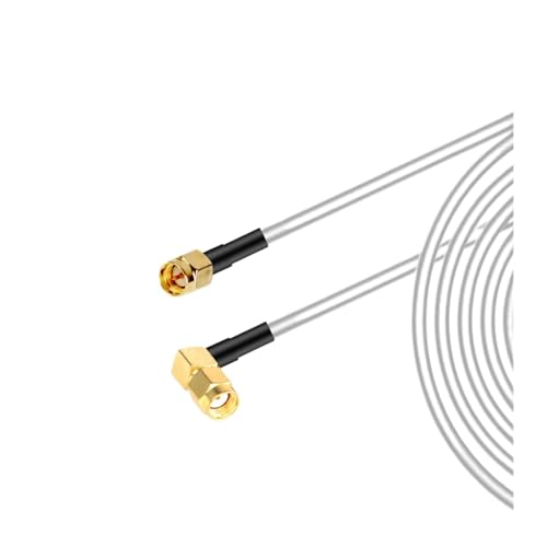 5M, 10M, 15M, SMA-Stecker auf RG58 50 Ohm Koaxialkabelstecker WiFi-Antennenverlängerungsstecker Adapter Pigtail(Red,5M) von HamPaesk