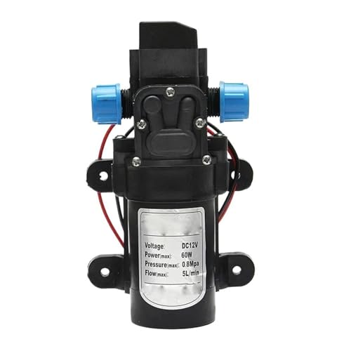 HamPaesk 1 stück DC 12 V 60 Watt 120PSI 5L/MIN Landwirtschaftliche Elektrische Wasserpumpe Schwarz Micro Hochdruck-membransprüher Autowaschanlage 12 V HamPaesk 1 stück DC 12 V 60 Watt 120PSI 5L/MIN Landwirtschaftliche Elektrische Wasserpumpe Schwarz Micro Hochdruck-membransprüher Autowaschanlage 12 V von HamPaesk
